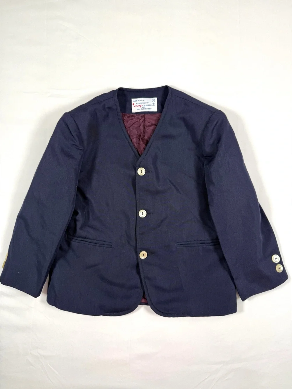 VINTAGE WMP ORIGINALS INC. Boys T4 Formal Blazer Jacket Made In USA 1980s-1990s